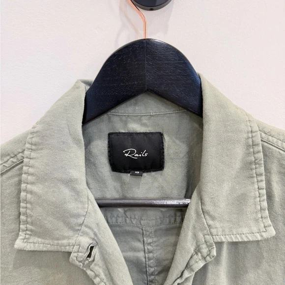 Rails Sage Green Shirt Jacket - Picture 3 of 4